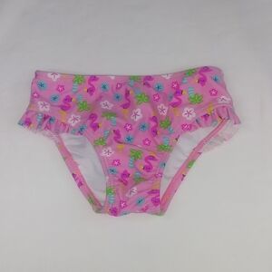 Kiko & Max Pink Kids Swim Bottoms with Fun Print